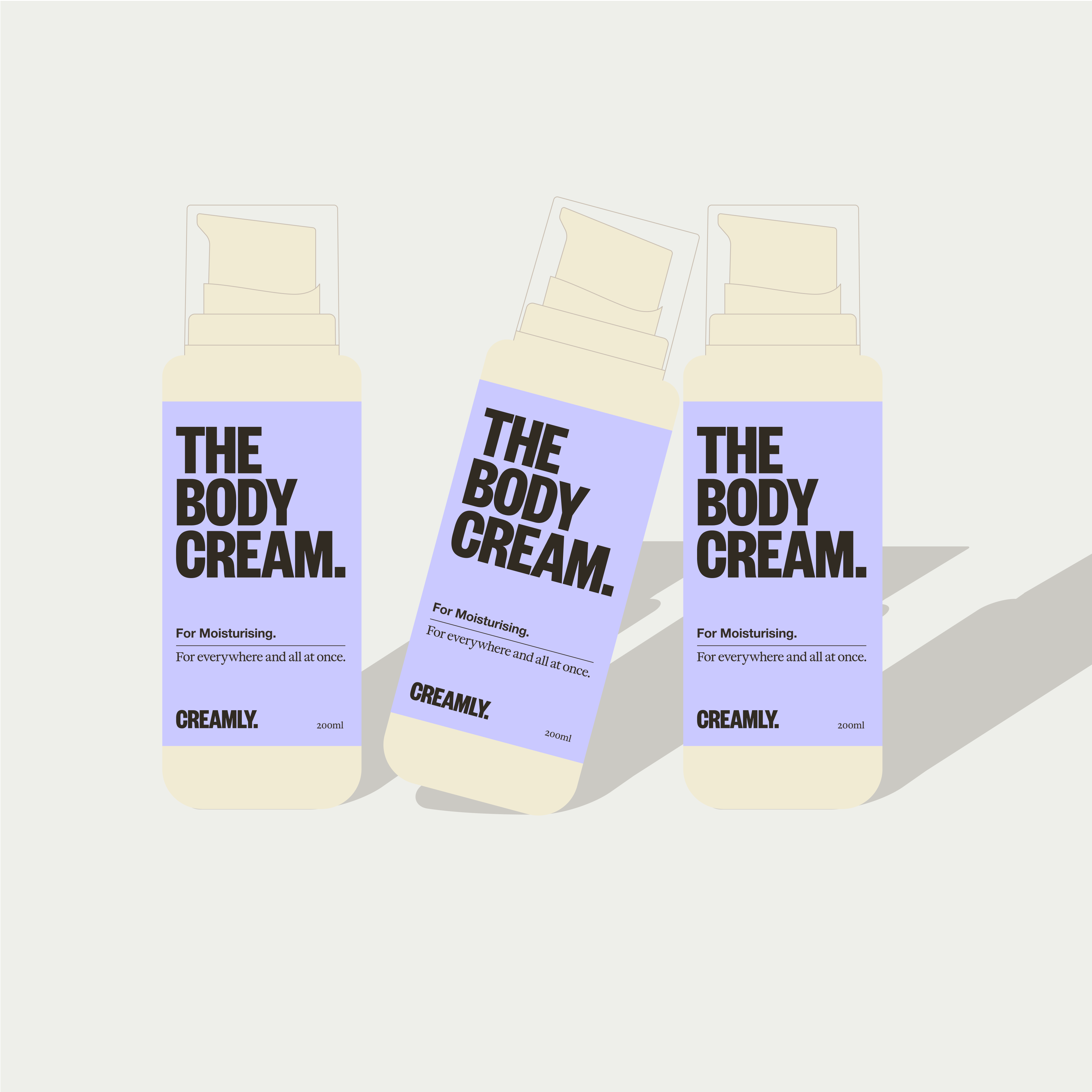 The Body Cream. For Moisturising.