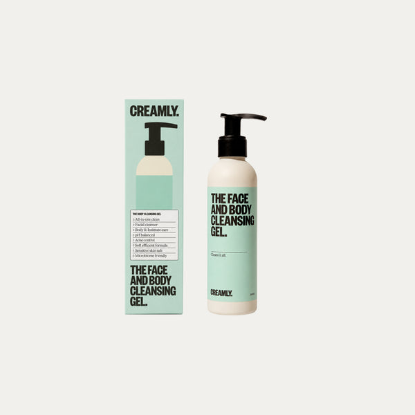 The Face and Body Cleansing Gel.